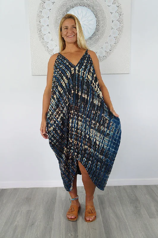 Festival Dress "Crackle" Tie Dye