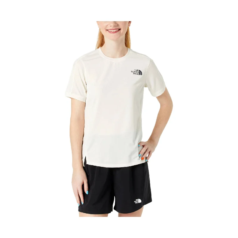 The North Face Women's Sunriser Short Sleeve - White Dune FINAL SALE