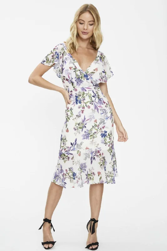 Le Jardin Fitted Midi Dress