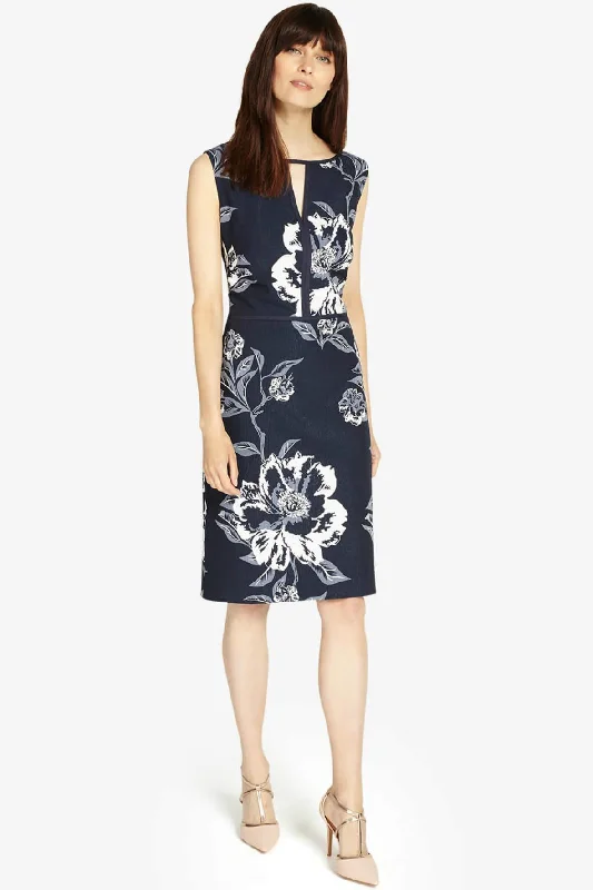 Magnolia Floral Jacquard Dress