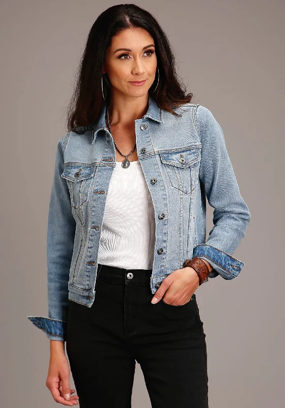 Women's Stetson Light Wash Western Denim Jacket