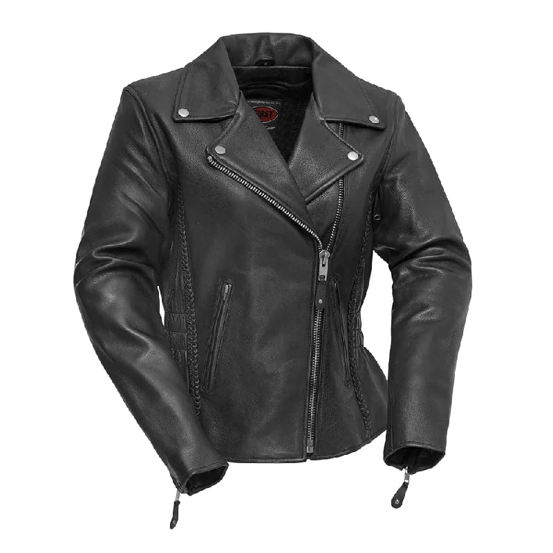 Allure Women's Motorcycle Leather Jacket