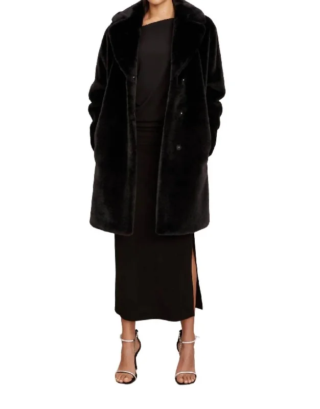 Evalyn Coat In Black