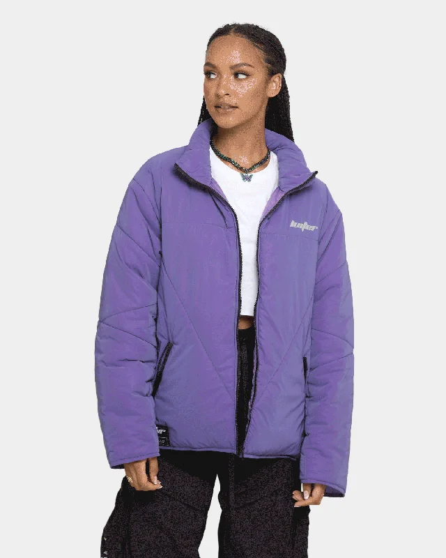 Loiter Reflective Spectrum Puffer Jacket V2 Purple