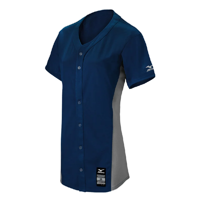 Mizuno Girls Pro Full-Button Game Jersey