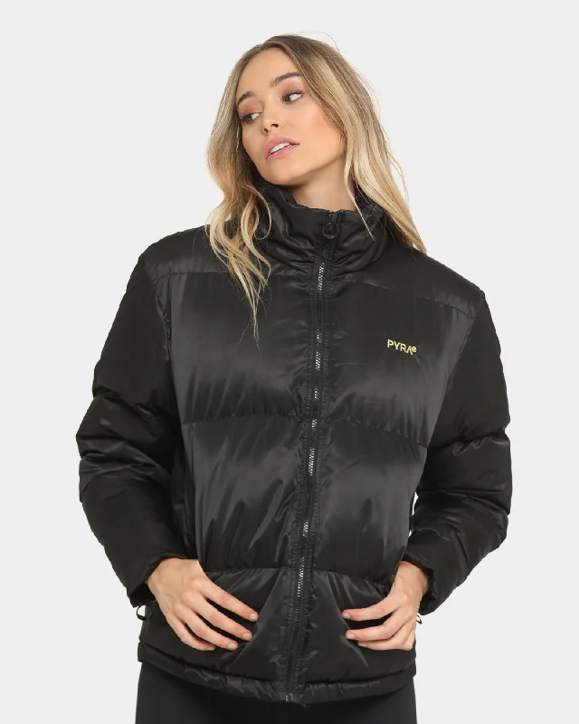 PYRA Women's Peak Padded Puffa Black