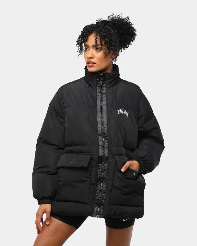 Stussy Women's Stock OS Puffa Jacket Black