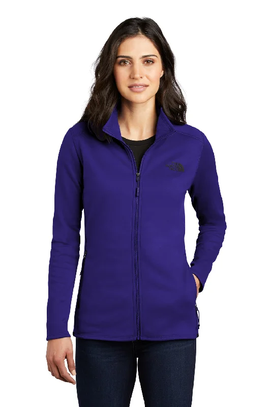 The North Face Womens Skyline Fleece Full Zip Jacket - Aztec Blue - Closeout