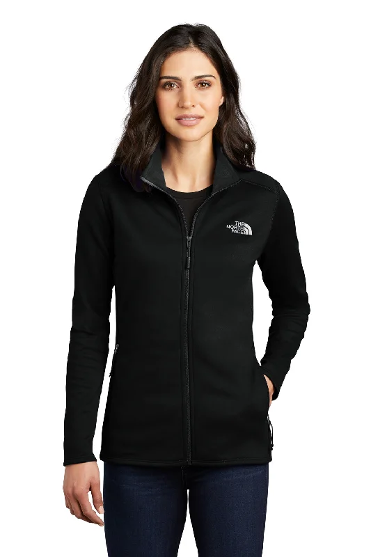 The North Face Womens Skyline Fleece Full Zip Jacket - Black - Closeout