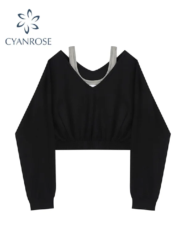 Woman Sweatshirt Hoodies Fashion Female Chic Loose Casual Streetwear