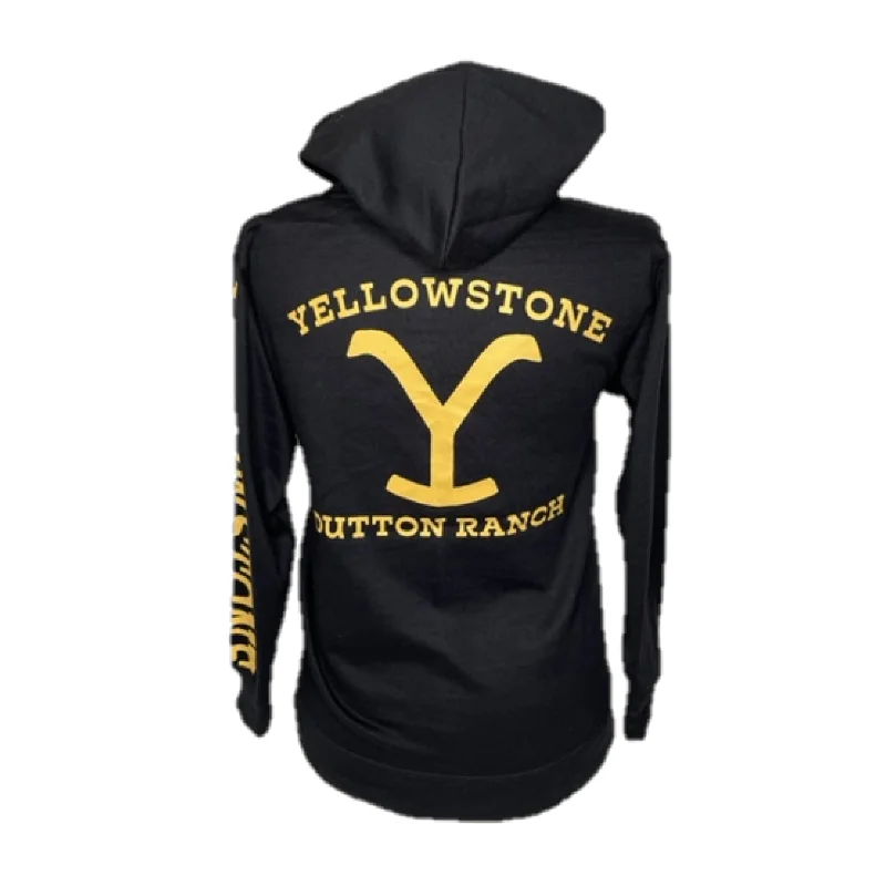 Yellowstone® Men's Dutton Ranch Graphic Pullover Black Hoodie 66-259-78