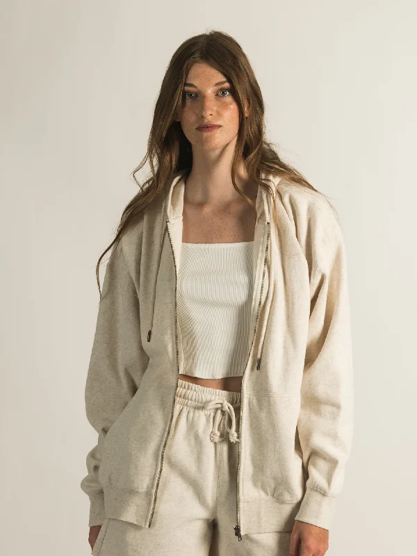 HARLOW MARIAH OVERSIZED ZIP HOODIE - CLEARANCE