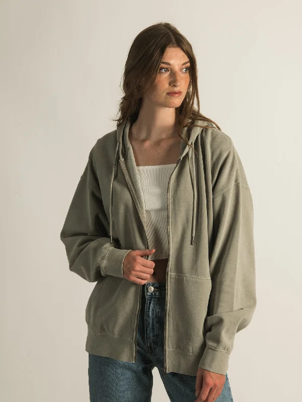 HARLOW MARIAH OVERSIZED ZIP HOODIE - CLEARANCE