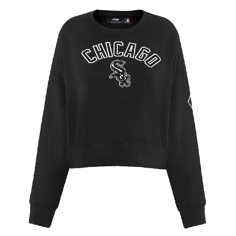 MLB CHICAGO WHITE SOX CLASSIC WOMEN'S CREWNECK (BLACK)