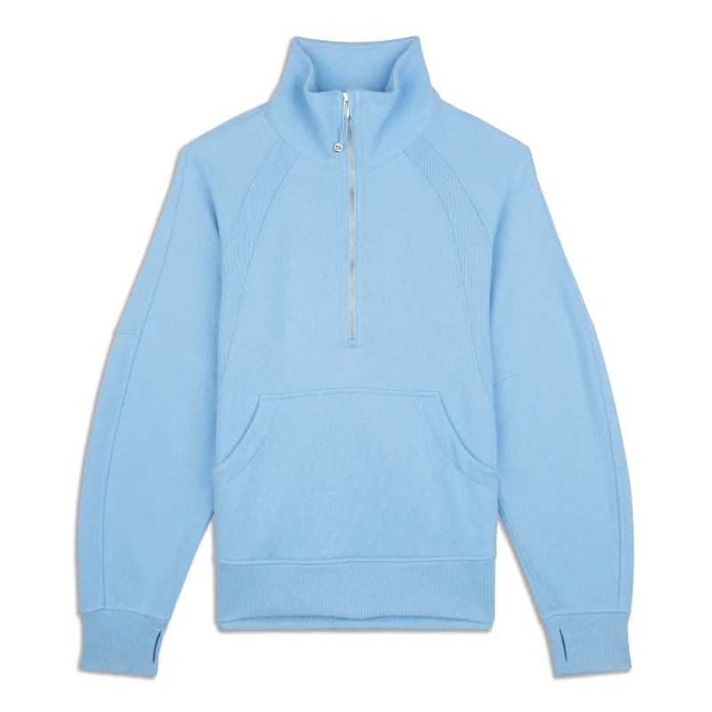 Scuba Oversized Funnel Neck Half Zip - Resale