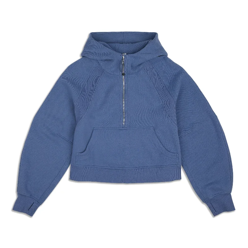 Scuba Oversized Half-Zip Hoodie