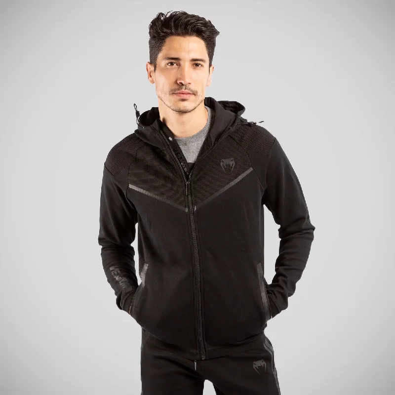 Venum Laser Evo 2.0 Zipped Hoodie Black/Black