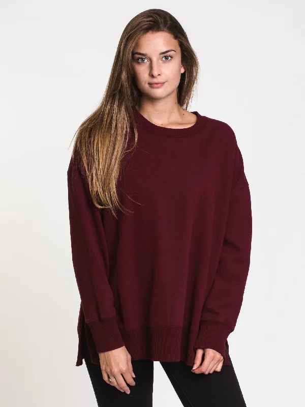 WOMENS SIENNA CREWNECK FLEECE - CLEARANCE