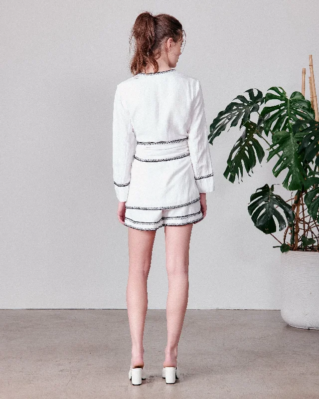 Della Shorts - White