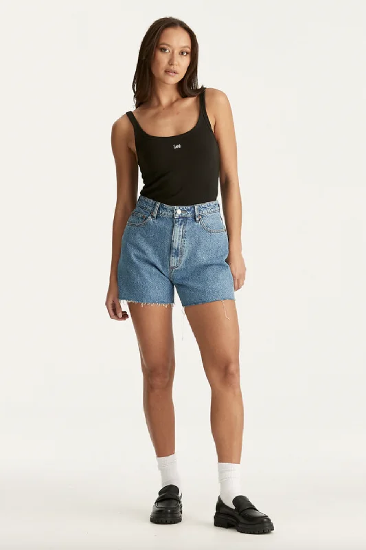 LEE HIGH RELAXED SHORT - BOLD BLUE