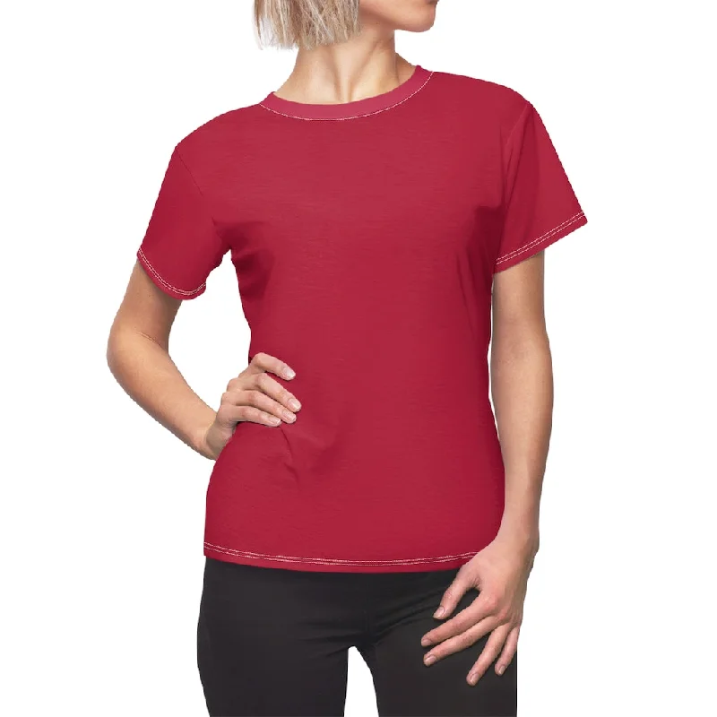 Solid Red Women's Tee