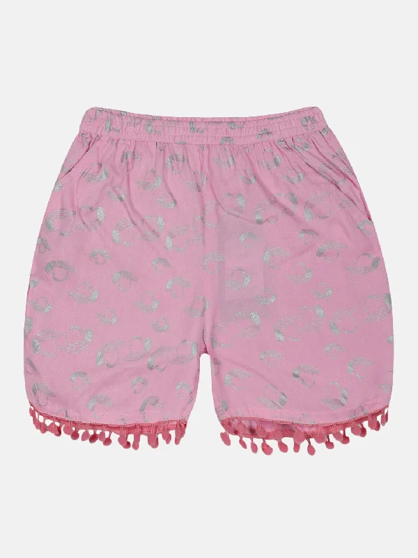 Girls AOP Print Shorts