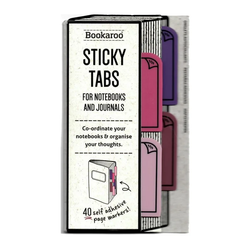 Bookaroo Sticky Tabs Pinks