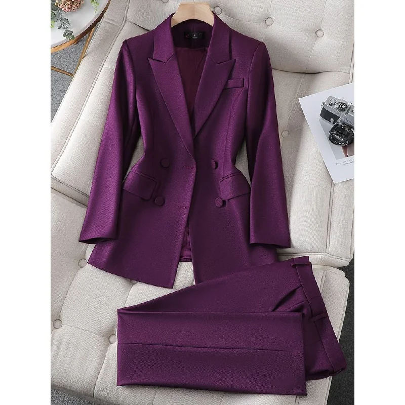 Purple Suit Set