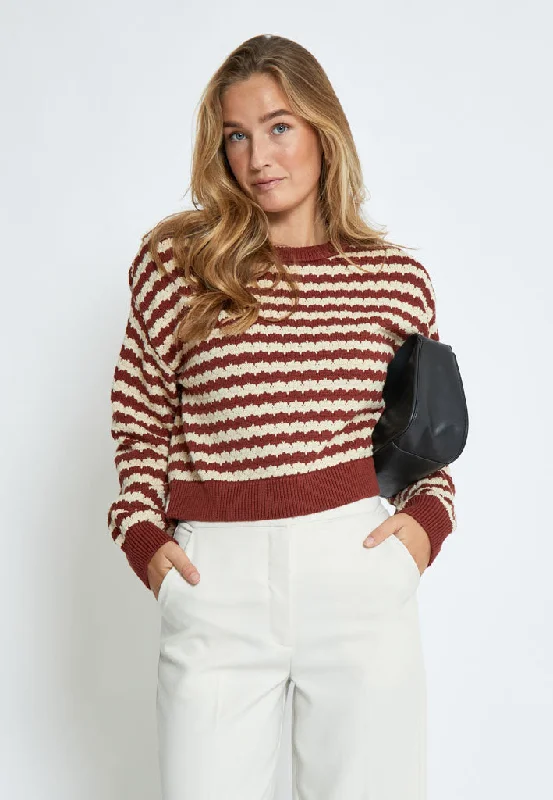 DSPam Pullover - Madder Brown Stripe