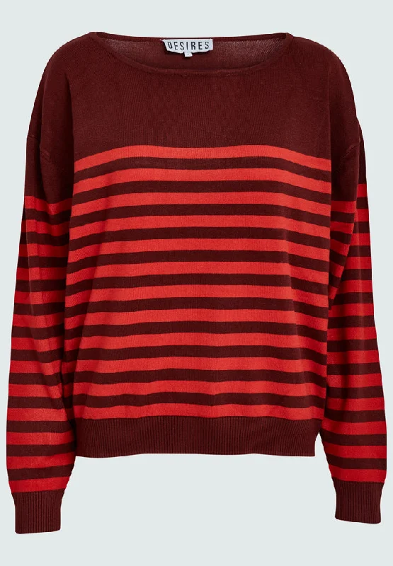 DSPelaya Pullover - Aura Orange Stripe