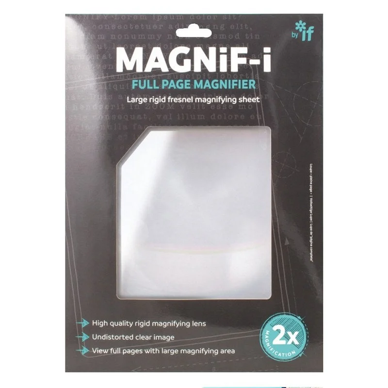 Full A4 Page Clear Magnifier