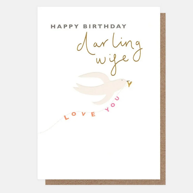 Happy Birthday Darling Wife Bird