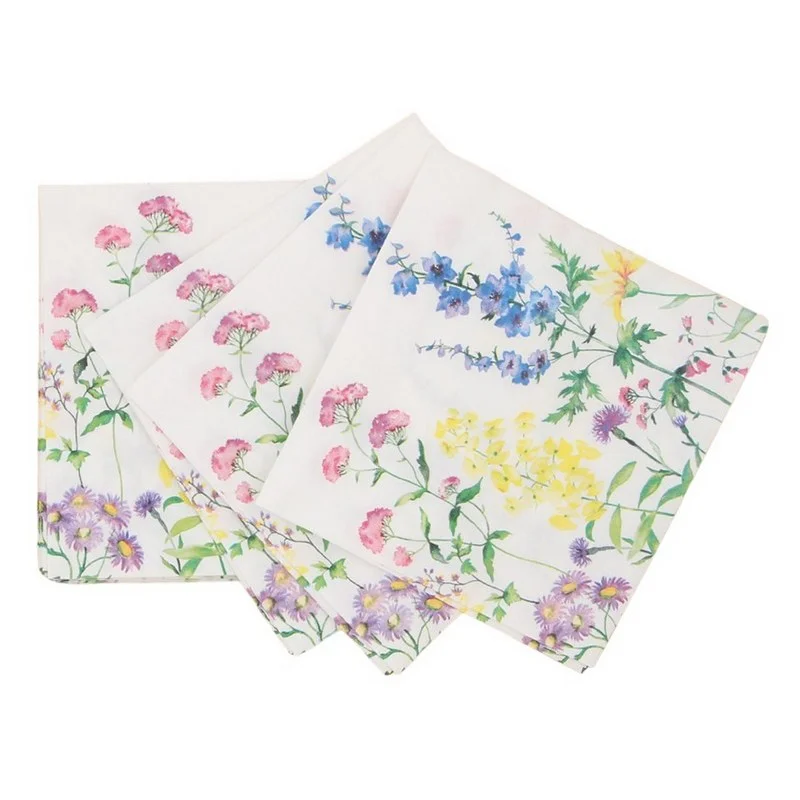 Paper Napkins Wildflowers Pack of 20