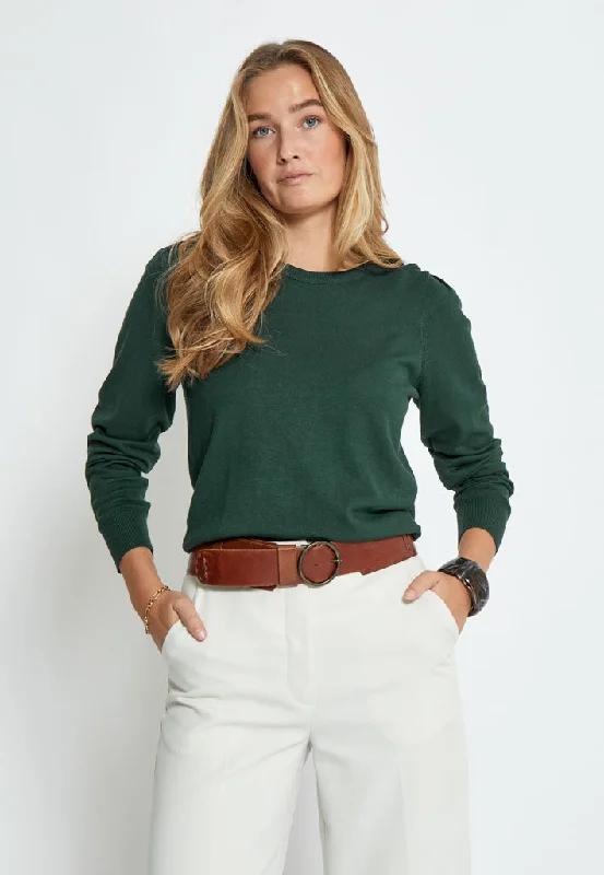 PCTana Knit Pullover - Jungle Green