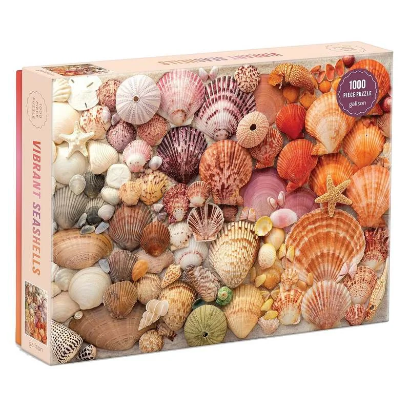 Vibrant Seashells 1000 Piece Jigsaw Puzzle