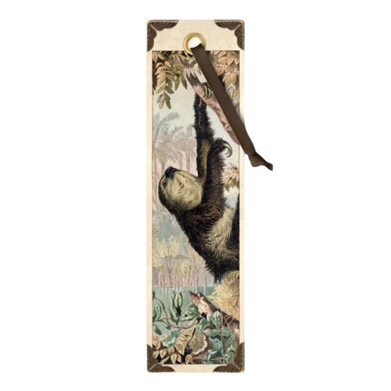 Vintage Bookmark Sloth