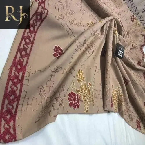 Women's Lawn Embroidery Shawls - Unveil Timeless Elegance and Comfort!