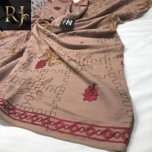 Women's Lawn Embroidery Shawls - Unveil Timeless Elegance and Comfort!