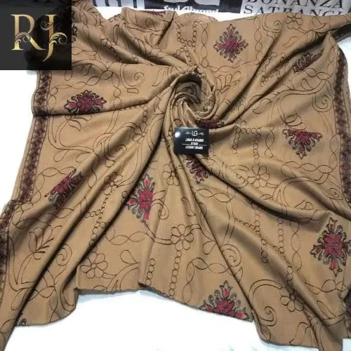 Women's Lawn Embroidery Shawls - Unveil Timeless Elegance and Comfort!